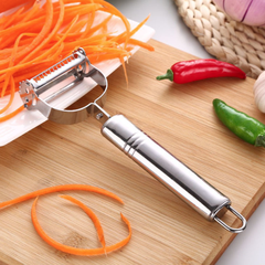 Dụng cụ gọt vỏ mặt cười bằng thép không gỉ đa năng, dụng cụ gọt vỏ khoai tây gọt vỏ trái cây rau củ L1343