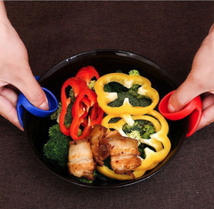 Dụng Cụ Kẹp bát đĩa cách nhiệt silicon dùng lò vi sóng, găng tay cách nhiệt bằng silicon, kẹp bát chống bỏng ( 1 Chiếc) L1411