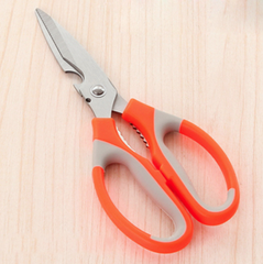 Kéo nhà bếp bằng thép không gỉ, kéo cắt hoa, may vá, dụng cụ mở nắp chai, kéo cắt đa năng L1414