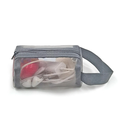 Túi lưới trong suốt đựng mỹ phẩm mini có khóa kéo nhỏ, đựng tiền xu, son môi, chìa khóa, túi đựng thẻ L1433