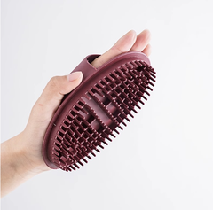 Bàn chải kinh tuyến massage silicone mềm mại, bàn chải cạo giảm béo chải eo lưng bụng thư giãn L1454