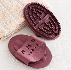 Bàn chải kinh tuyến massage silicone mềm mại, bàn chải cạo giảm béo chải eo lưng bụng thư giãn L1454