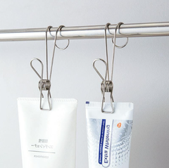 Móc kẹp đuôi dài có móc treo quần áo bằng thép không gỉ , kẹp lò xo, kẹp móc dài, kẹp lưu trữ dữ liệu, kẹp dây L1511