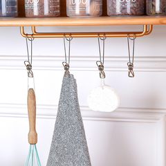 Móc kẹp đuôi dài có móc treo quần áo bằng thép không gỉ , kẹp lò xo, kẹp móc dài, kẹp lưu trữ dữ liệu, kẹp dây L1511