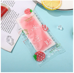 Túi 2 Miếng dán làm mát hương trái cây mùa hè, miếng dán tản nhiệt điện thoại chơi game livestream nhiều giờ, dán hạ sốt L1513