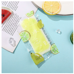 Túi 2 Miếng dán làm mát hương trái cây mùa hè, miếng dán tản nhiệt điện thoại chơi game livestream nhiều giờ, dán hạ sốt L1513