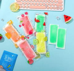 Túi 2 Miếng dán làm mát hương trái cây mùa hè, miếng dán tản nhiệt điện thoại chơi game livestream nhiều giờ, dán hạ sốt L1513