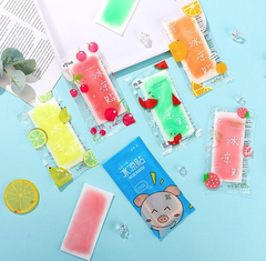 Túi 2 Miếng dán làm mát hương trái cây mùa hè, miếng dán tản nhiệt điện thoại chơi game livestream nhiều giờ, dán hạ sốt L1513