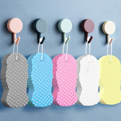 Miếng mút tắm bọt biển hình Vảy cá dày 3D tẩy tế bào chết, bông tắm chà bùn không làm tổn thương da L1544