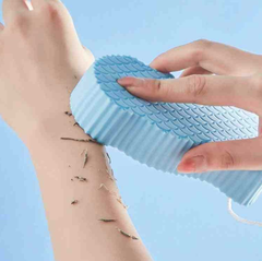Miếng mút tắm bọt biển hình Vảy cá dày 3D tẩy tế bào chết, bông tắm chà bùn không làm tổn thương da L1544