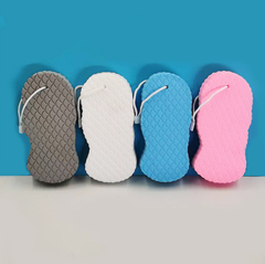 Miếng mút tắm bọt biển hình Vảy cá dày 3D tẩy tế bào chết, bông tắm chà bùn không làm tổn thương da L1544