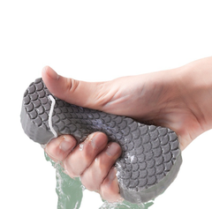 Miếng mút tắm bọt biển hình Vảy cá dày 3D tẩy tế bào chết, bông tắm chà bùn không làm tổn thương da L1544