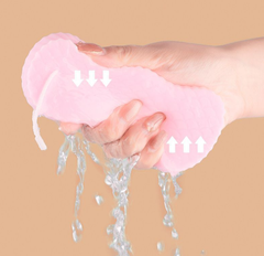 Miếng mút tắm bọt biển hình Vảy cá dày 3D tẩy tế bào chết, bông tắm chà bùn không làm tổn thương da L1544