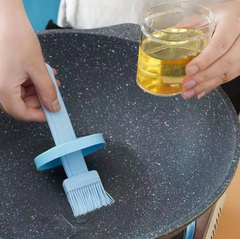 Cọ quét dầu có bình tích hợp 2 trong 1 quét gia vị nước sốt chiên nướng chịu nhiệt độ cao an toàn L1621