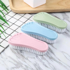 Bàn chải giặt đồ lông mềm hình bàn chân bàn chải chà chân tay vệ sinh tắm rửa không sợ làm đau da L1632