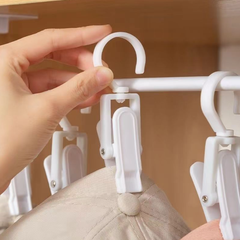 Kẹp nhựa kẹp tất vớ tã lót treo đồ áo khoác, kẹp rèm xoay, kẹp trưng bày, móc xoay, kẹp cà vạt chéo L1634