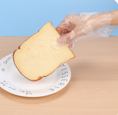 Bịch 100 Gram Găng Tay PE trong suốt dùng 1 lần, găng tay nấu ăn, bao tay dọn dẹp vệ sinh siêu dai A5331