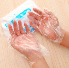 Bịch 100 Gram Găng Tay PE trong suốt dùng 1 lần, găng tay nấu ăn, bao tay dọn dẹp vệ sinh siêu dai A5331