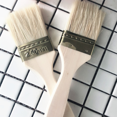 Cọ Quét Sơn Cán Gỗ, Dụng Cụ Quét Dầu Nướng Đồ An Sợi Tre An Toàn A0521-A0522