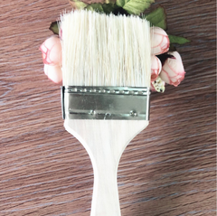 Cọ Quét Sơn Cán Gỗ, Dụng Cụ Quét Dầu Nướng Đồ An Sợi Tre An Toàn A0521-A0522