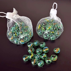 Túi 15 Viên Bi Thủy Tinh Cổ Điển, Đồ chơi Bắn bị trẻ em A0611