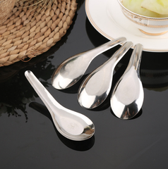 Thìa inox ngắn ăn cơm inox thép không gỉ A1158