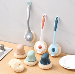 Dụng cụ cọ nồi Xoong Nồi Chà Rửa vệ sinh chén bát có miếng thay thế A1246-A1247-A1248