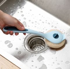 Dụng cụ cọ nồi Xoong Nồi Chà Rửa vệ sinh chén bát có miếng thay thế A1246-A1247-A1248