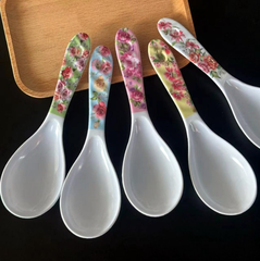 Muỗng xới cơm Muỗng múc cơm giả sứ sang trọng Muỗng cơm nhựa A1315