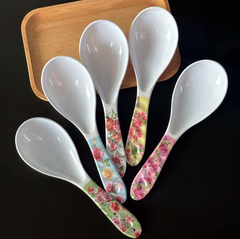 Muỗng xới cơm Muỗng múc cơm giả sứ sang trọng Muỗng cơm nhựa A1315