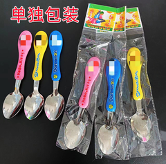 Thìa trẻ em hoạt hình, thìa thép không gỉ hoạt hình, thìa gia dụng nhỏ dễ thương, thìa tráng miệng A1324