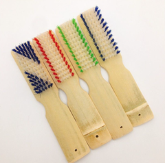 Bàn chải đánh giày bằng tre tự nhiên, lông cứng, bàn chải đánh giày, bàn chải thảm giặt đồ A1612-A1613