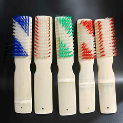 Bàn chải đánh giày bằng tre tự nhiên, lông cứng, bàn chải đánh giày, bàn chải thảm giặt đồ A1612-A1613