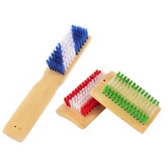 Bàn chải đánh giày bằng tre tự nhiên, lông cứng, bàn chải đánh giày, bàn chải thảm giặt đồ A1612-A1613