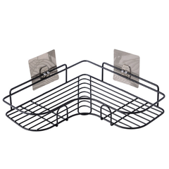 Kệ Góc Tam Giác Kim Loại Sơn Tĩnh Điện Để Đồ Kệ Nhà Tắm Dán Tường Tiện Lợi A2611