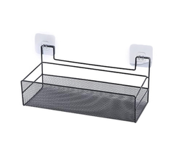 Kệ phòng tắm tối giản kiểu Nhật, giá đựng sữa tắm, bàn trang điểm, giỏ treo nhiều móc dung tích lớn A2743