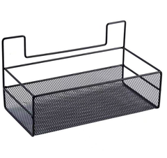 Kệ phòng tắm tối giản kiểu Nhật, giá đựng sữa tắm, bàn trang điểm, giỏ treo nhiều móc dung tích lớn A2743