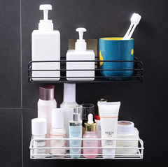 Kệ Nhà Tắm Dán Tường Bằng Kim Loại, Kệ Gia Vị Nhà Bếp Đựng Đồ Trang Trí Decor Phòng Khách A2751