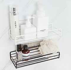 Kệ Nhà Tắm Dán Tường Bằng Kim Loại, Kệ Gia Vị Nhà Bếp Đựng Đồ Trang Trí Decor Phòng Khách A2751