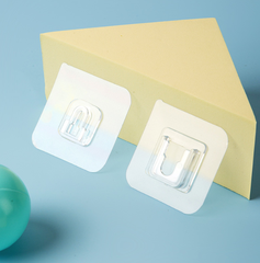 Cặp Khóa bấm dính dày và chắc chắn dán tường treo đồ dùng, giá đỡ ổ cắm điện gắn tường chịu lực A4223