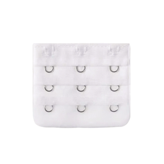 Khóa mở rộng áo ngực ba hàng, ba móc, đồ lót nữ, khóa siêu dài, áo ngực, khóa dán ba hàng, phụ kiện quần áo A4242