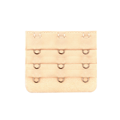 Khóa mở rộng áo ngực ba hàng, ba móc, đồ lót nữ, khóa siêu dài, áo ngực, khóa dán ba hàng, phụ kiện quần áo A4242