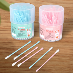 Tăm bông trẻ em hai đầu dùng một để vệ sinh tai, ngoáy tai và tăm bông mỹ phẩm tẩy trang A4251