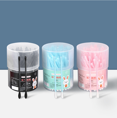 Tăm bông trẻ em hai đầu dùng một để vệ sinh tai, ngoáy tai và tăm bông mỹ phẩm tẩy trang A4251