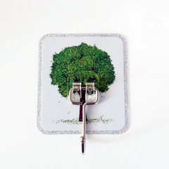 Móc dán tường viền bạc siêu dính bằng thép không gỉ cho nhà bếp và phòng tắm cao cấp A4823