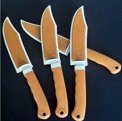 Dao gọt hoa quả màu vàng dày có vỏ dày, dao gọt hoa quả, dụng cụ nhà bếp A4831