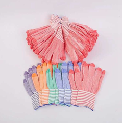 Sét 10 Chiếc Bao Tay Bảo Hộ Lao Động ,Găng tay đan sọc nhiều màu, găng tay làm việc, găng tay len A5012