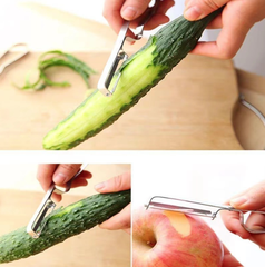 Dao bào thép, dụng cụ gọt vỏ kim loại, dụng cụ gọt vỏ trái cây và rau củ nhỏ gọn dễ sử dụng L0813