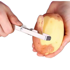 Dao bào thép, dụng cụ gọt vỏ kim loại, dụng cụ gọt vỏ trái cây và rau củ nhỏ gọn dễ sử dụng L0813