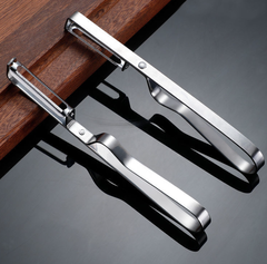 Dao bào thép, dụng cụ gọt vỏ kim loại, dụng cụ gọt vỏ trái cây và rau củ nhỏ gọn dễ sử dụng L0813